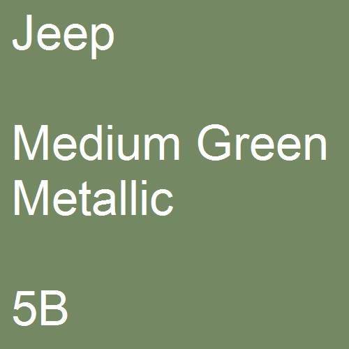 Jeep, Medium Green Metallic, 5B.